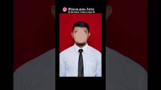 edit pas foto berdasi background merah #editfoto #editpasfoto #pasfoto #jasaeditfoto