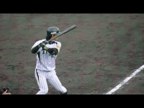 20140214阪神タイガース対三星ライオンズ練習試合上本博紀選手・全打席＠宜野座