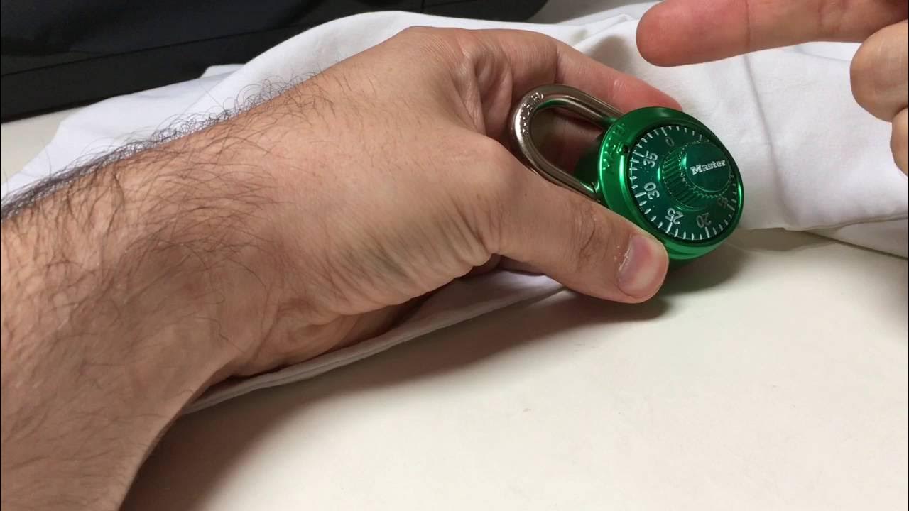  040 master lock 1530dcm combination dial padlock decoded youtube