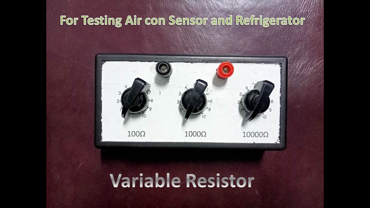 Variable resistor for Testting Aircon and Ref Sensor YouTube