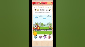 Brain test level 270 solution / Oh no! prevent this accident!