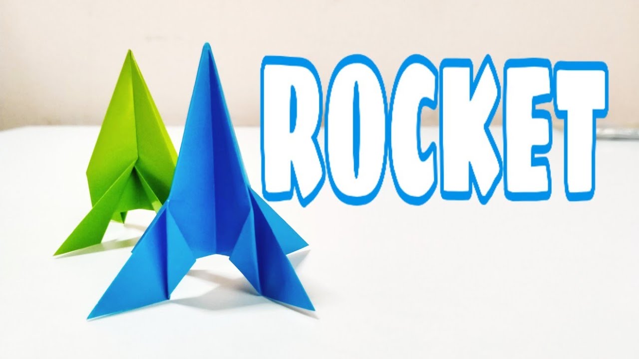Making Paper Rocket Easy - YouTube