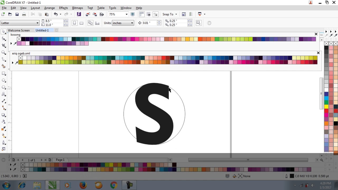 Belajar CorelDraw Cara membuat logo sendiri  YouTube