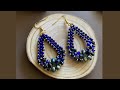 Diy beaded earrings  jewelry design  handmade jewellery jewellerymaking