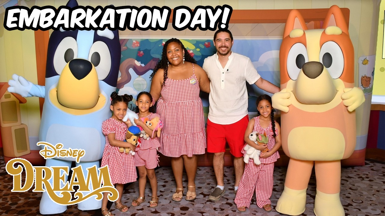 Disney Dream Day 1: The Best Embarkation Day Surprise (Bluey & Bingo!)