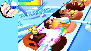 Teeth Runner! - Gameplay walkthrough All Levels (Levels 1-3)