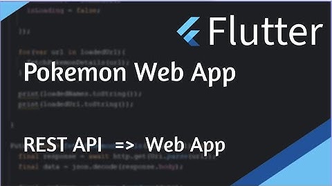 Pokédex App with Flutter & PokéAPI —REST API