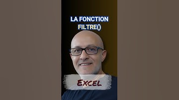 La Fonction FILTRE Dans Excel | Astuce