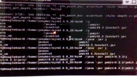 Beagleboard running JAVA SE Embedded