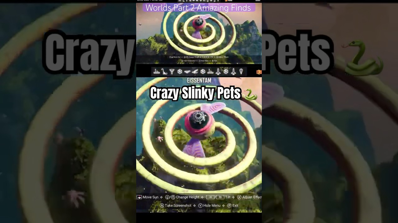 Epic Slinky Pet Find in No Man's Sky Worlds Update
