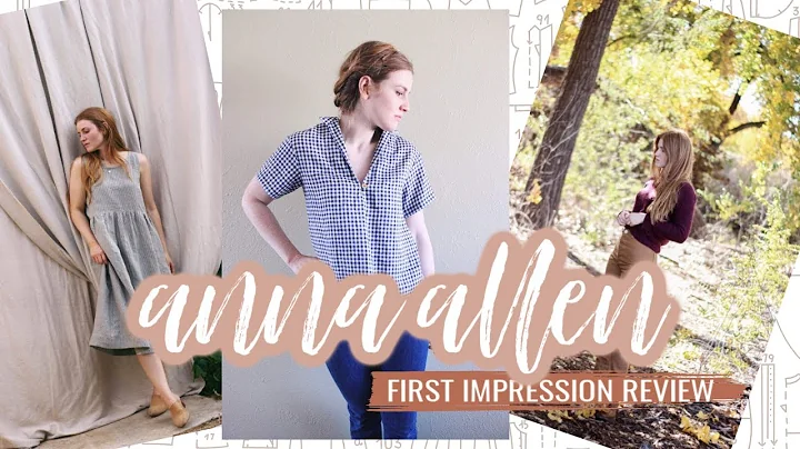 Anna Allen Clothing and Patterns  |  First Impress...
