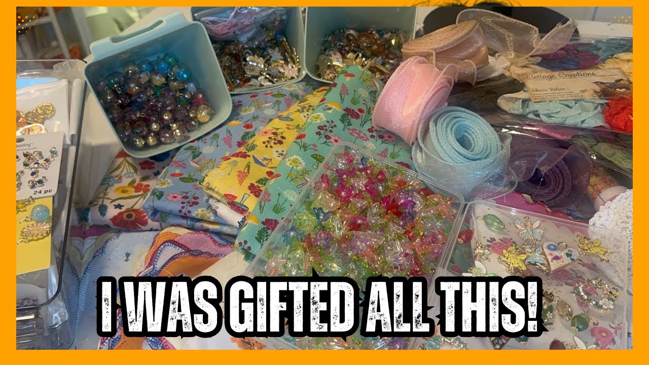 Let’s Organize 1000s of Beads/ Charms and Pretty Textiles Haul + A Mini Giveaway 