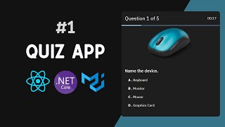 #1 - Build Quiz App in React & Asp.Net Core Web API with Latest Material UI