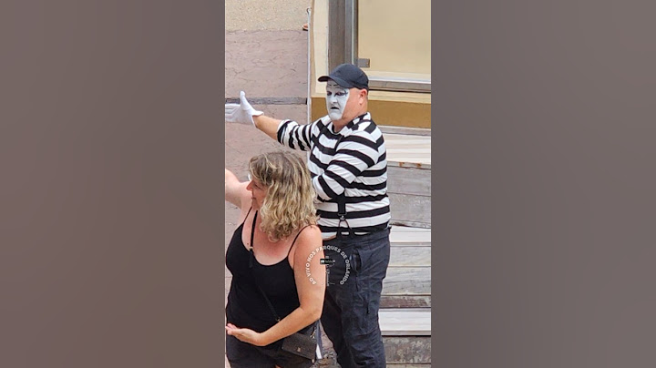 The mime Tom imitating this woman 😂🤣 #tomthemime #seaworldmime #funny