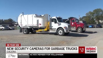 New security cameras for garbage trucks in Calera