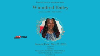 Service of Thanksgiving  for the life of Winnifred Bailey