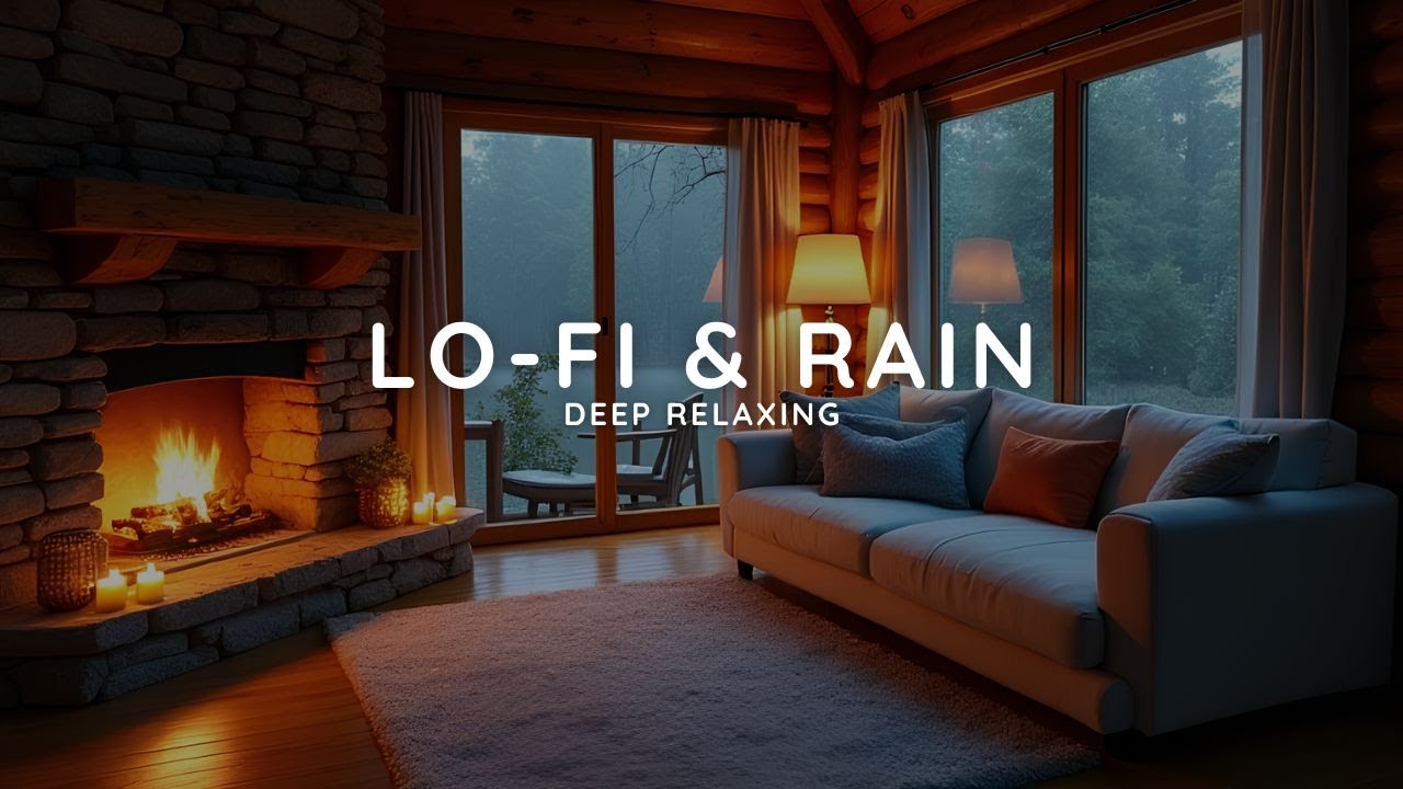 1 Hour Rain Lofi Chill 🌧️ Relaxing Music for Sleep, Study, Meditation & Stress Relief