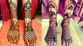 Special Karwa Chauth Mehndi Design For Foot 2020 || Full Leg Mehndi Design || Bridal Mehndi Design