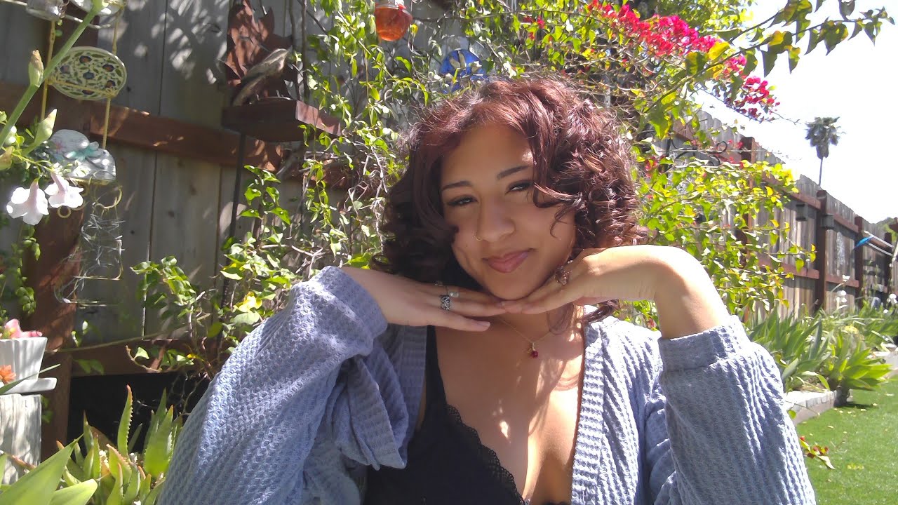 asmr in the garden (soft spoken, ramble, & background noise)