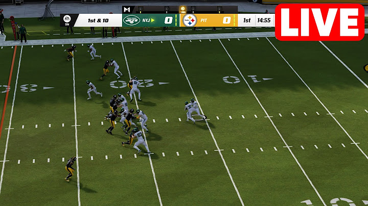NFL LIVE🔴 New York Jets vs Pittsburgh Steelers | Week 4 Full Game - 2nd October 2022 Madden NFL 22