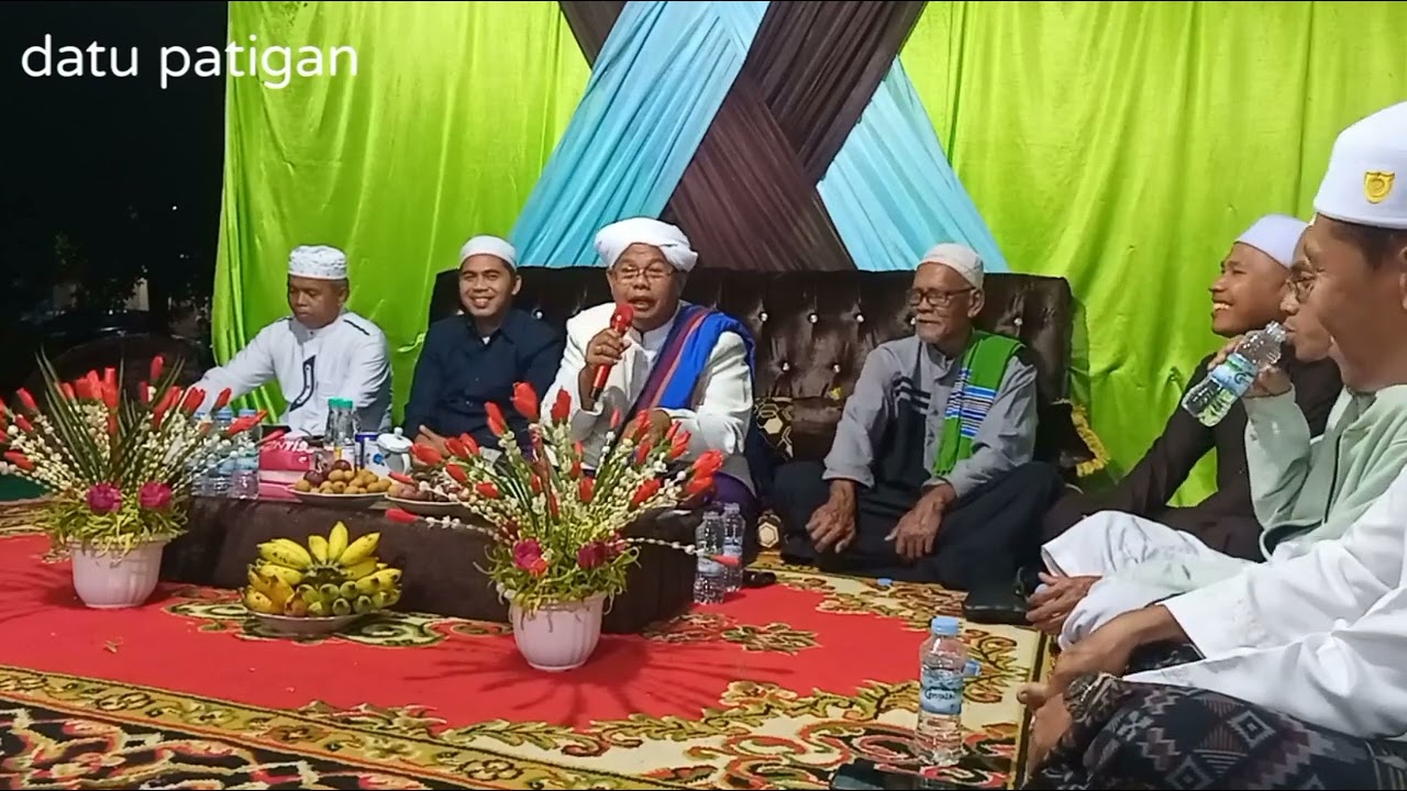 Ceramah lucu oleh KH.Bahran Jamil...di desa Patigan... amawang kiri ... Kandangan...