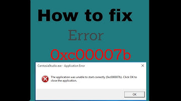 How to fix error 0xc00007b 100% working ✔