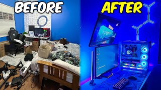 Transforming My Messy Room Into My DREAM Gaming Setup!
