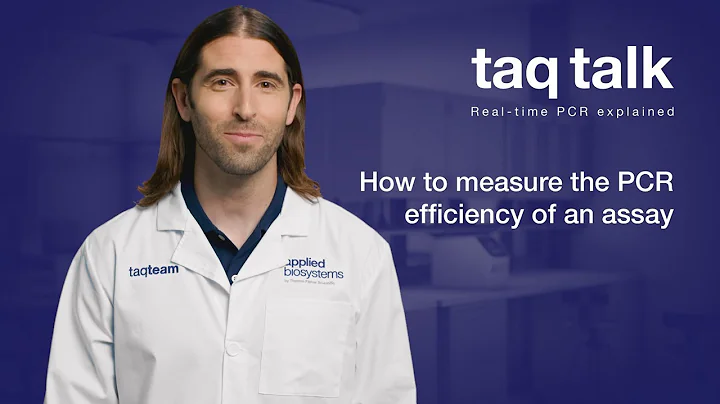 How to measure PCR efficiency of an assay--Taq Talk Episode 8