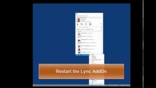 UCA Lync AddOn - configuration