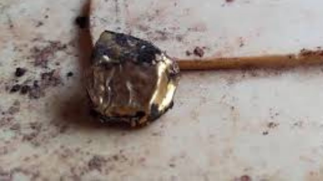 GRANDE PEPITA DE OURO ENCONTRADA COM DETECTOR METAL