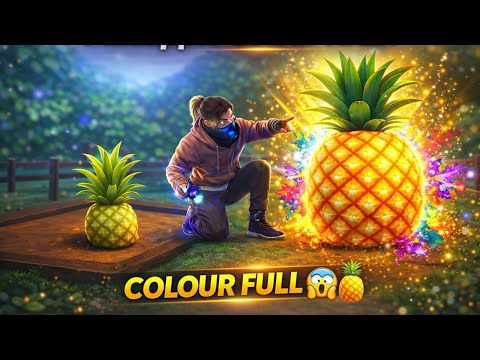 Pineapple Colour full kese karte hai 'Free Garden' Craftlands Map Freefire