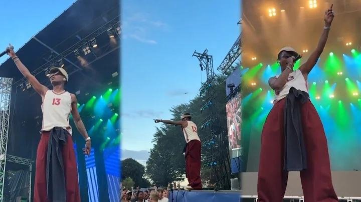 Wizkid's Live Performance In Denmark At the AIS Festival Thrilled Fans Massively 