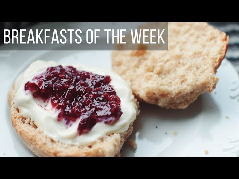 One Week of Breakfasts! Vegan  Easy