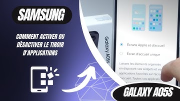 Comment activer ou désactiver le tiroir d