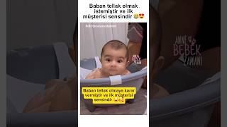 Baban Tellak Olmak Istemiştir Ve Ilk Müşterisi Sensindirr 😂😂💕🍼