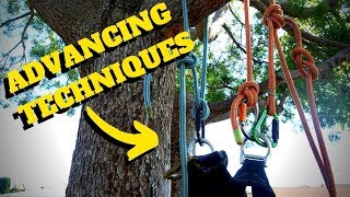 HOW TO ADVANCE A CLIMBING LINE- Intro to Tree Climbing W/ Bino H & Noah Pt.14
