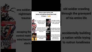 Metal Gear Solid Is a Philosophical Fever Dream 🤯🔥 #shorts #gaming #mgs #snakeeater #kojima