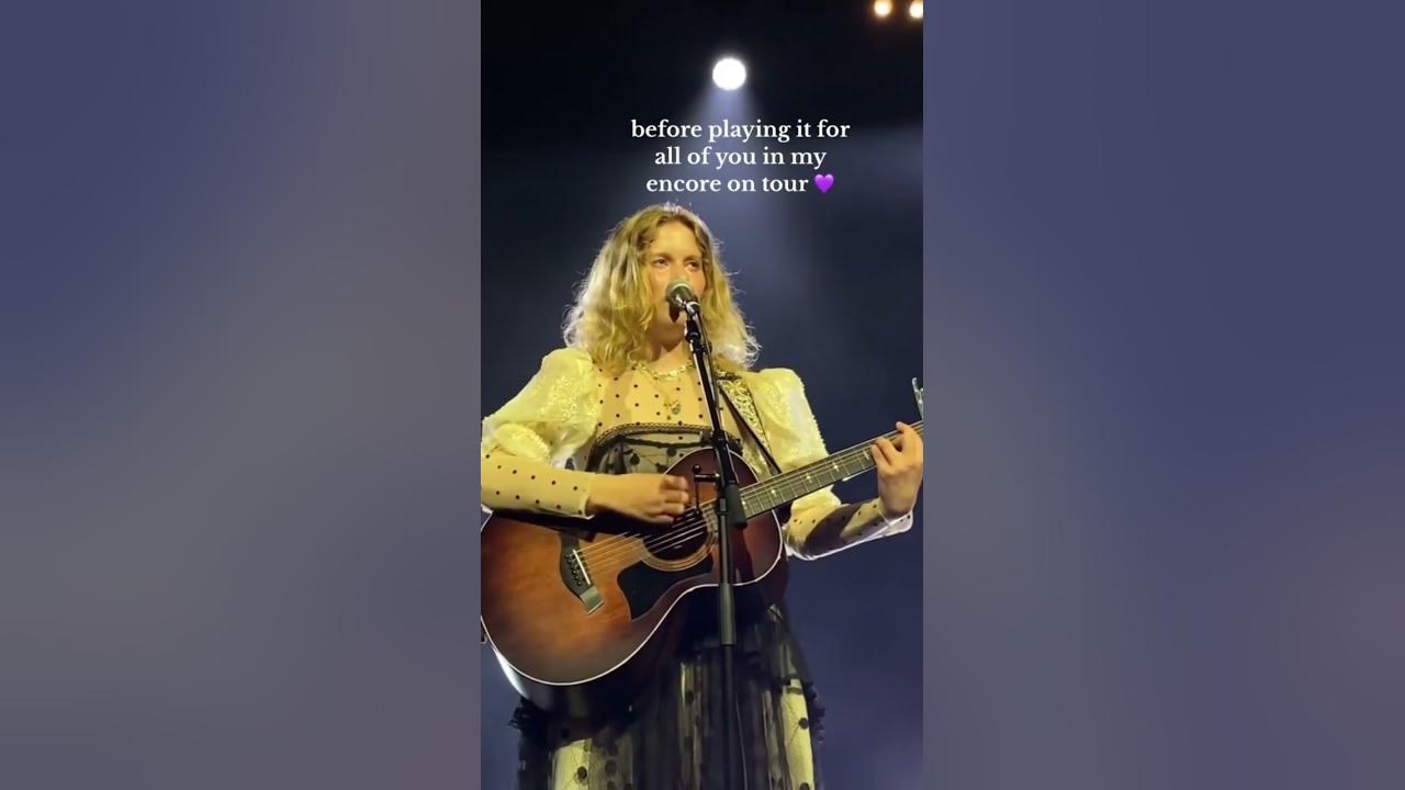 This show was amazing, and it was so special playing this song for you at the end💜 #newmusic #tour