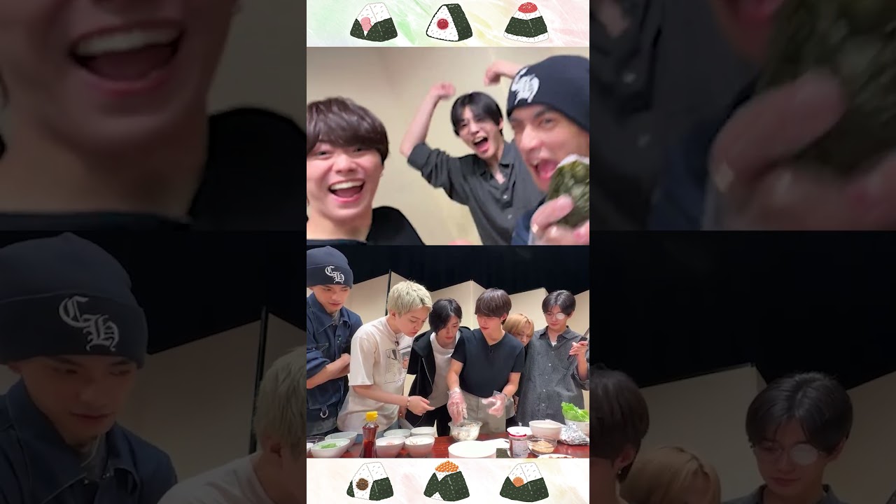 なにわ男子 official【進化系おにぎり🍙】たくさん作るよ〜