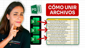 Cómo unir archivos usando Power Query