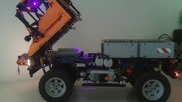 LEGO Technic 8110  Unimog U400  modified R/C  project