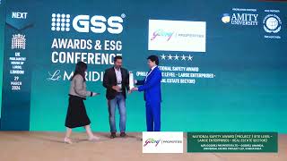 National Safety Award - M/s Godrej Properties Ltd - Godrej Ananda, Universal Metro Project LLP