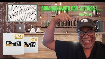 Bar settings explained for epic music in Band in a Box 2024
