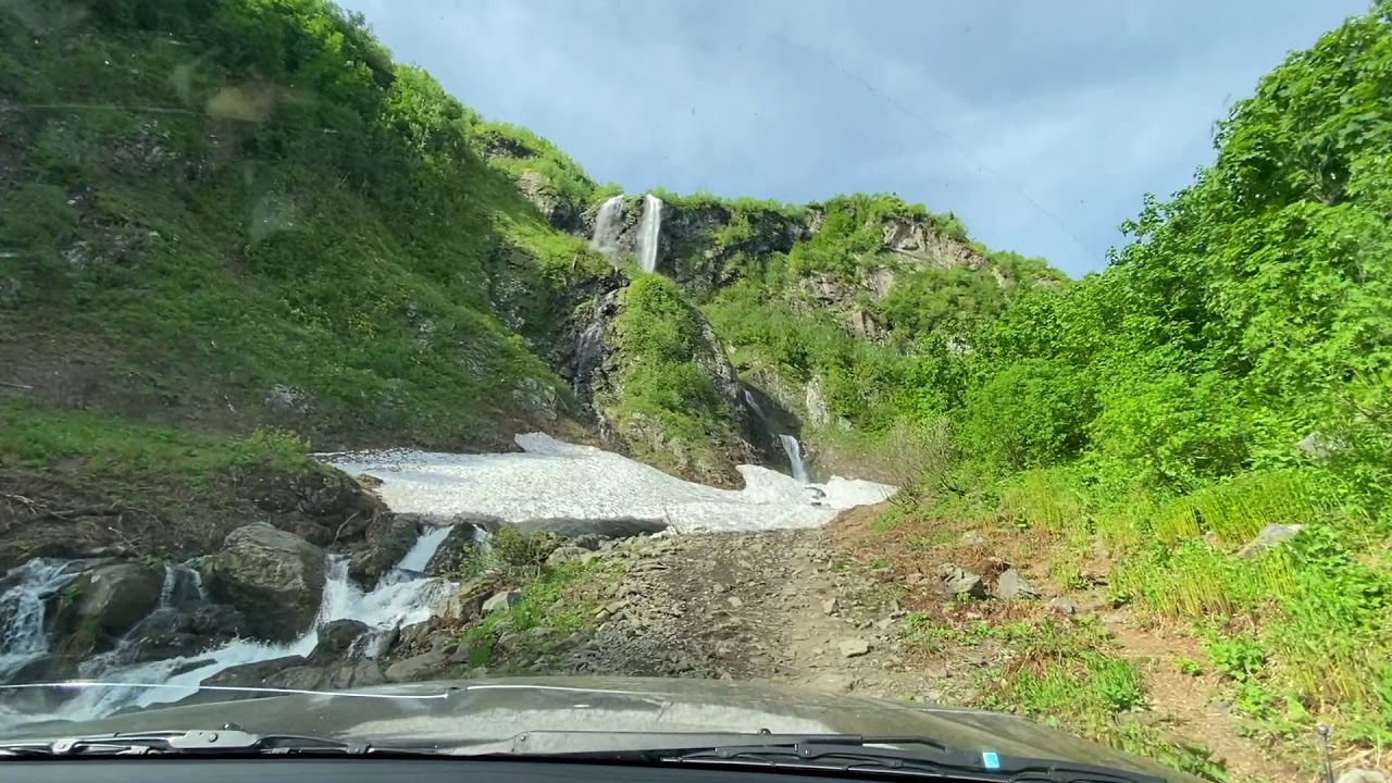 Водопад поликаря на машине Водопад поликаря на машине