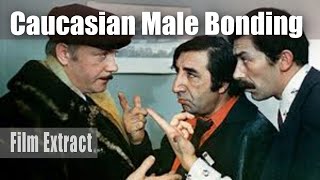 Caucasian Male Bonding in Mimino (1977) with Vakhtang Kikadize and Frunzik Mkrtchyan