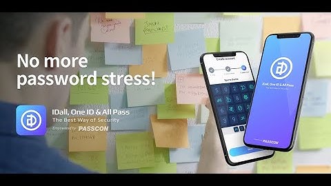 IDall password manager APP protected by PASSCON. PASSCON is the most strong authentication tech.