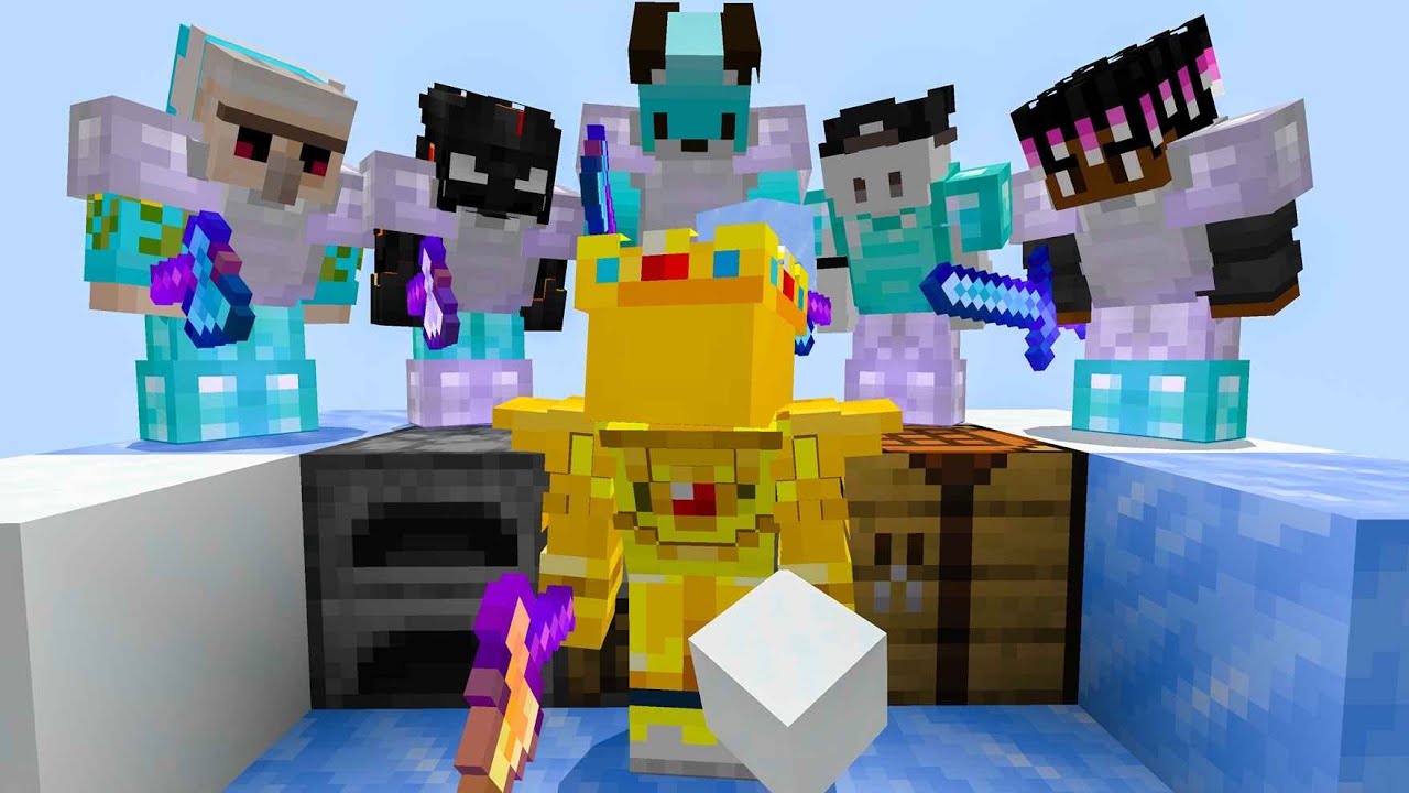 Minecraft Sky Limit Speedrunner VS 5 Hunters FINALE - YouTube