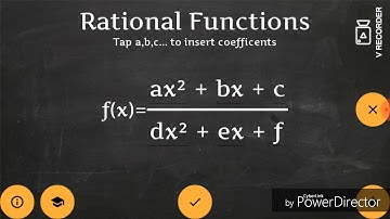 GROUP 3 : Rational Function - application used.