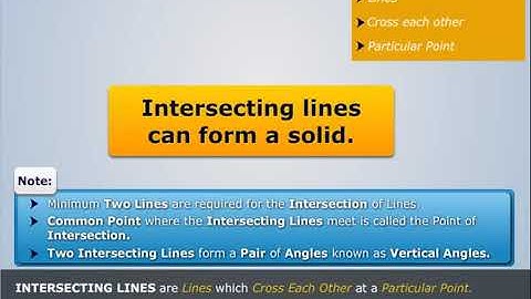 Theory of Intersections and Line of Intersection | Engineering Graphics