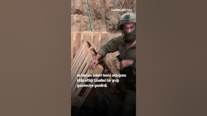 Hamas'ın Gizli Tünelleri